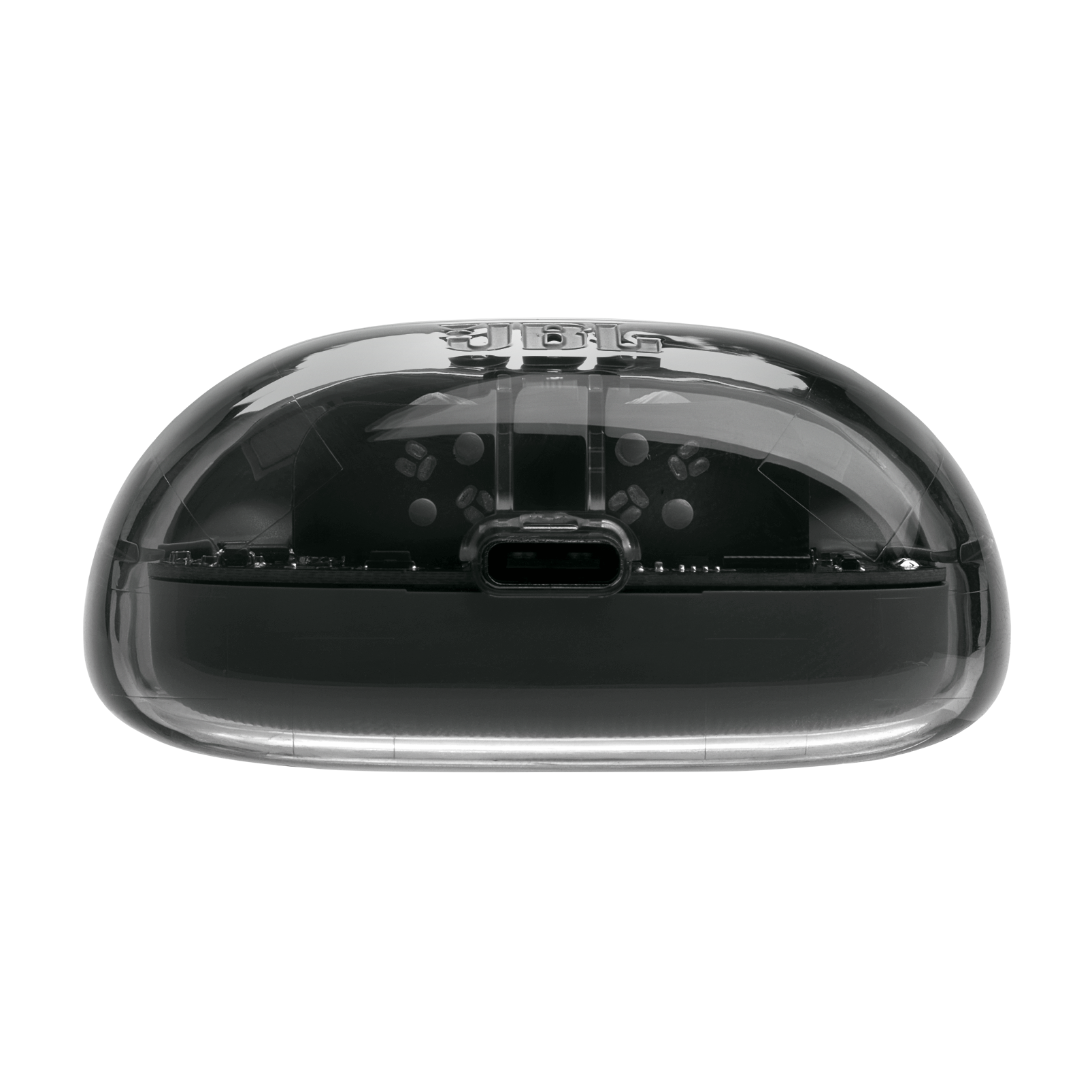 JBL Tune Beam 2 Ghost Edition - Ghost Black - True Wireless Noise Cancelling Earbuds - Bottom